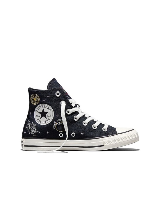 Converse Shoes - Converse Chuck Taylor All Star Black Embroidered High Top Lace-Up Women 8.5 NEW